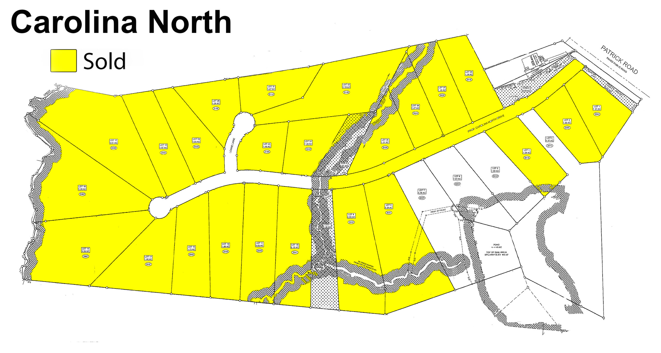 Carolina North Plat - sold