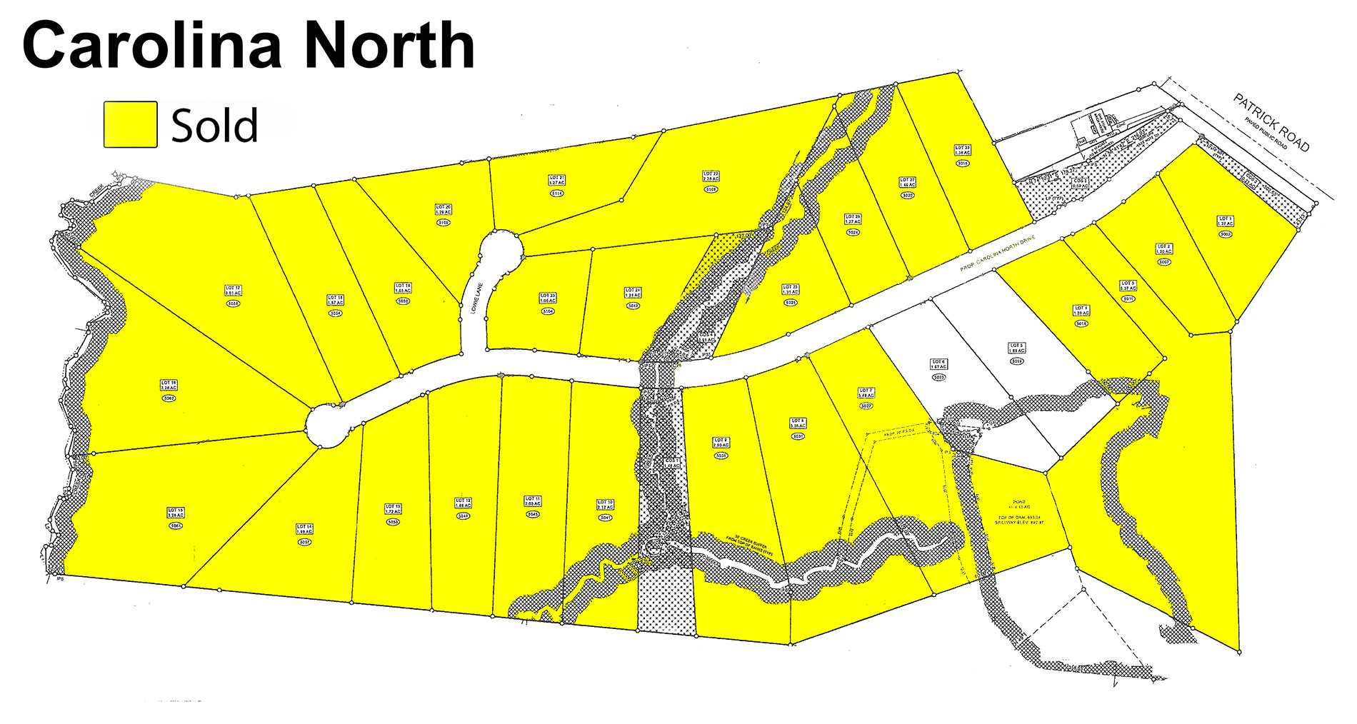 Carolina North Plat - sold upd 2-2026